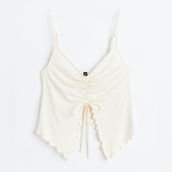 H&M Drawstring Split Front Tank Top - Picture 6 of 7